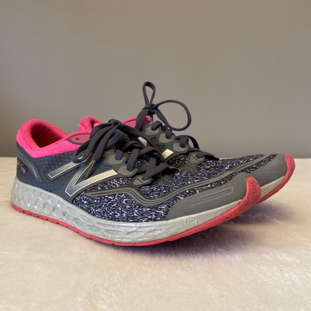 New Balance 1980 Womens Gray Pink Running Shoes W1980GG